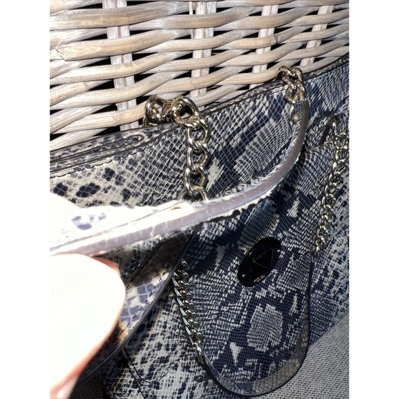Kate Spade Grey/Beige Snake Effect Leather South Kensington Denee Tote‎ - Picture 13 of 13